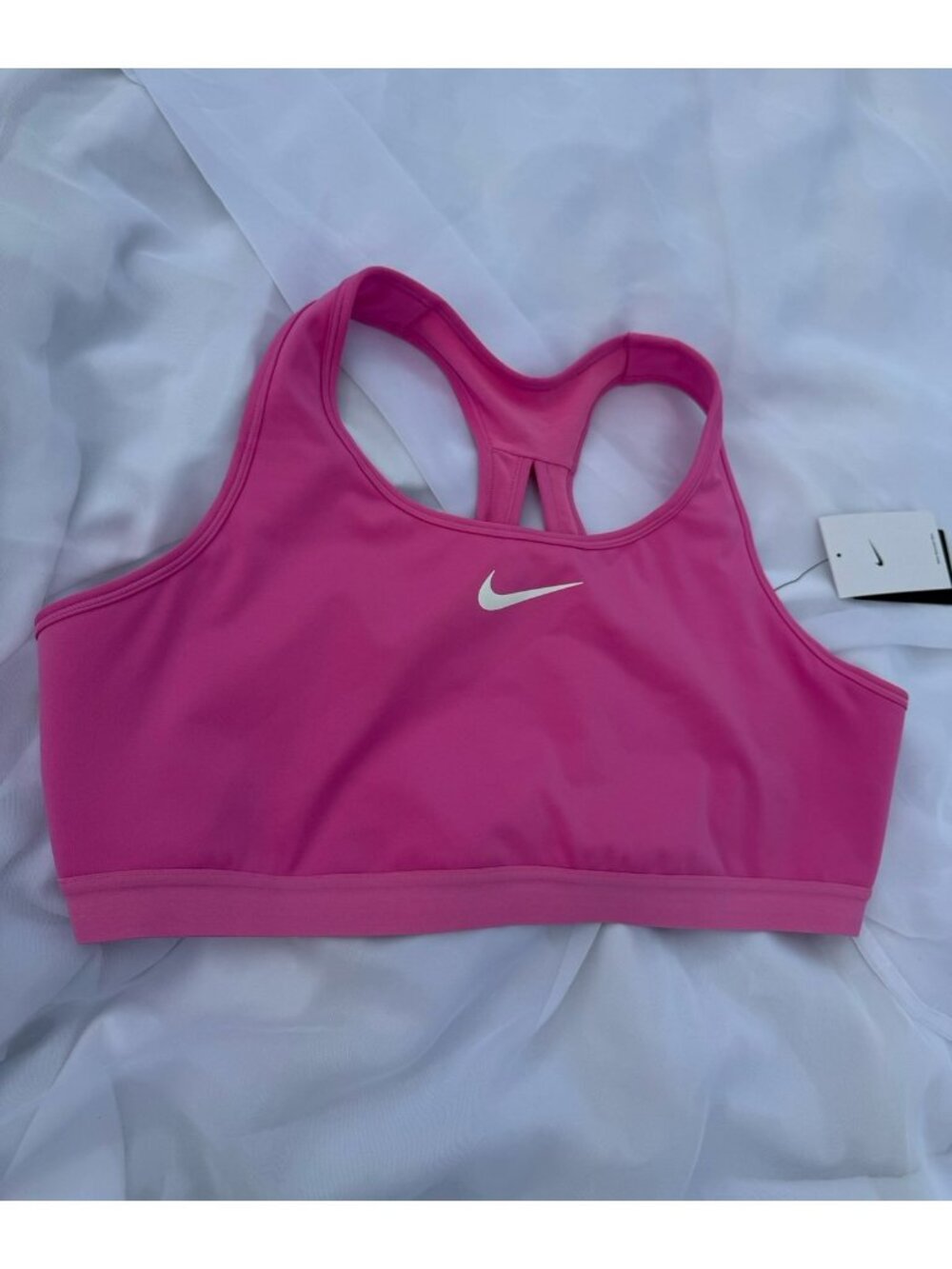 1X PLUS SIZE WOMEN'S Nike SWOOSH  Bra / TOP PINK / WHITE  DX6815-675